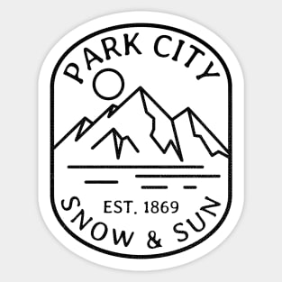 Park City, UT Sticker